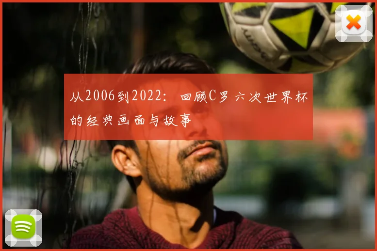 从2006到2022：回顾C罗六次世界杯的经典画面与故事